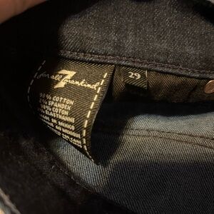 7 For All Mankind Women's Dark Blue Boot Cut Jeans